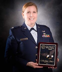 Judge Stephanie L. Haines retired as a JAG colonel in the Air Force reserve. 